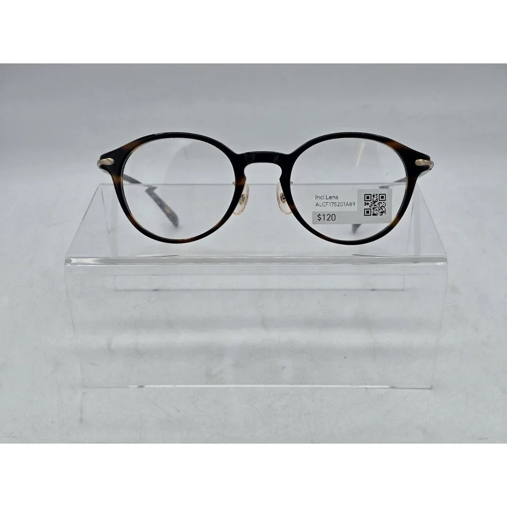 Jins Dark Tortoise Eyeglass Frames 48 - 21-143‎ - 41 ALCF17S201A89 - SITS ASKEW
